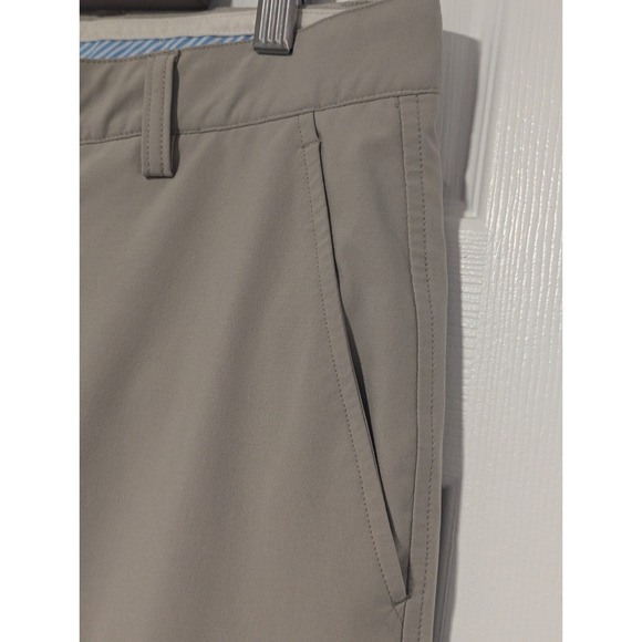 FJ FootJoy Men's 34 x 31 (tag 34x32) Gold Stretch Straight Leg Flat Front Pants - Picture 5 of 10
